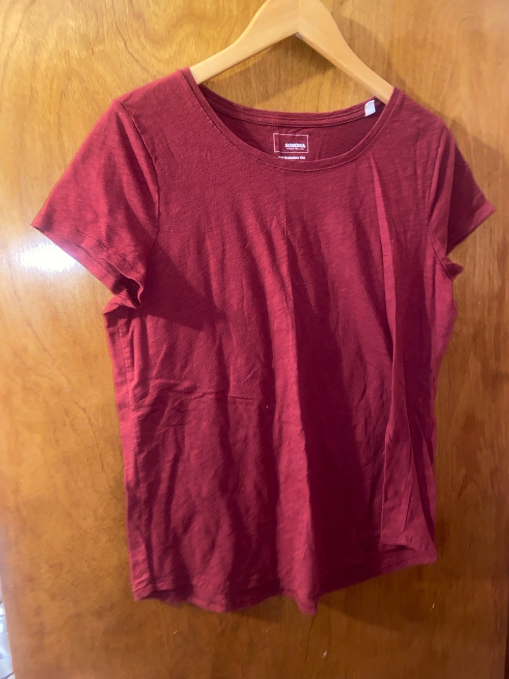 Sonoma Women's Short Sleeve Crew Neck Tee Size Large
